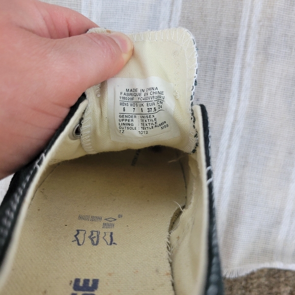 Converse Chuck Taylor Clean CVO Sneakers Tennis‎ Shoes Black White Size 7 - Picture 7 of 9